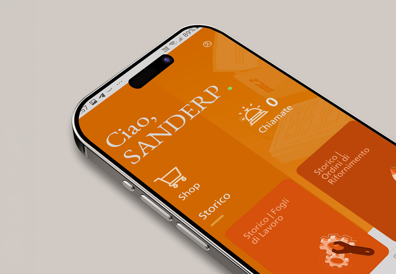 Whatsapp Interface on Smartphone Mockup